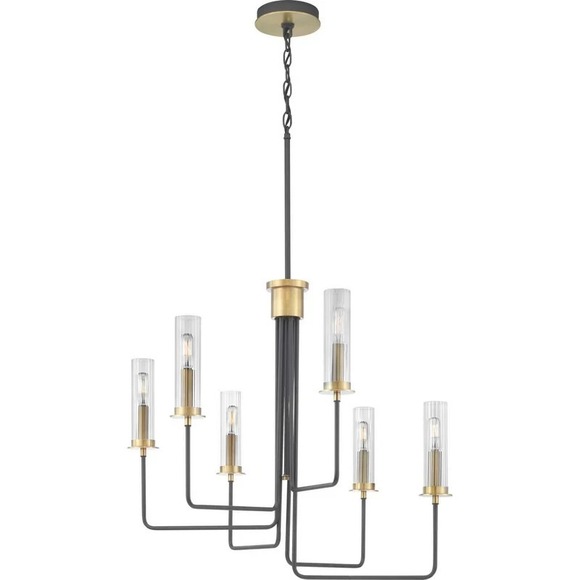 Progress Lighting Other - Progress Lighting - Rainey Collection 6 Light Chandelier Graphite- P400168-143